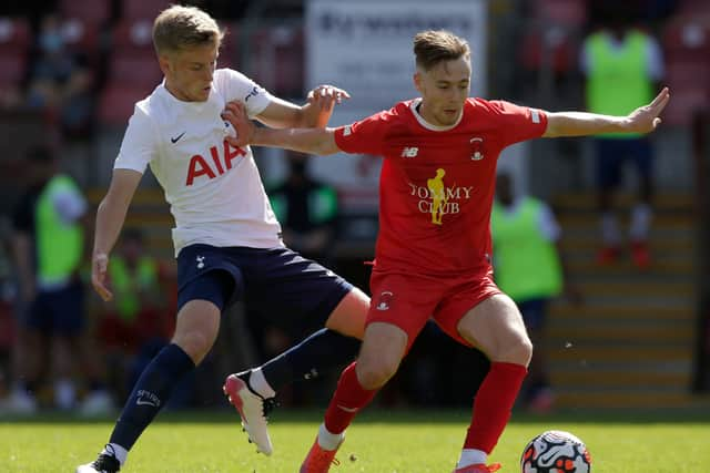 Dan Kemp in action for Leyton Orient against Tottenham in a pre-season game last summer