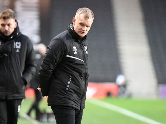 Liam Manning saw a lot he liked and a lot he didn’t in Dons’ win over Lincoln City