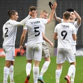 MK Dons celebrate