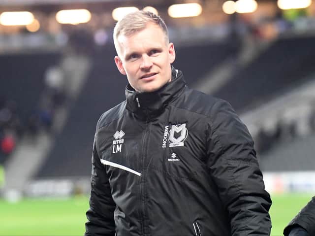 <p>Liam Manning said he enjoyed the game between his MK Dons side and Ipswich Town and was pleased with a point</p>