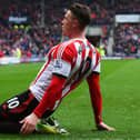 Connor Wickham celebrates scoring against Cardiff City during his Sunderland days