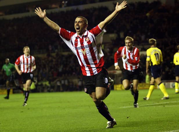 <p>Kevin Phillips scored 130 goals in 235 appearances for the Black Cats</p>