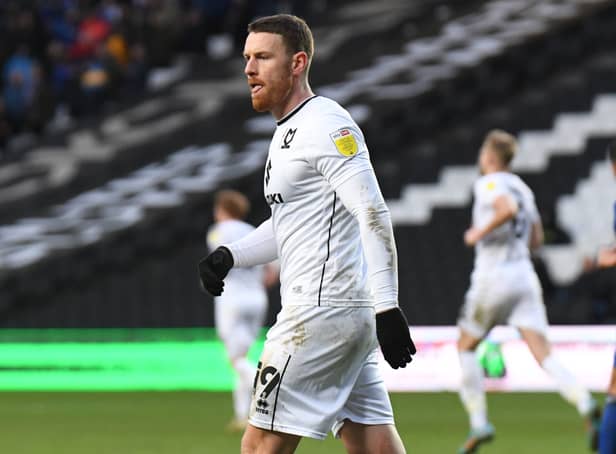 <p>Connor Wickham netted his first MK Dons goal against Sunderland on Saturday</p>