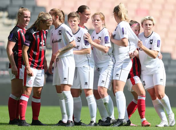 <p>MK Dons Women have three matches to go this season, and are just a point from safety</p>
