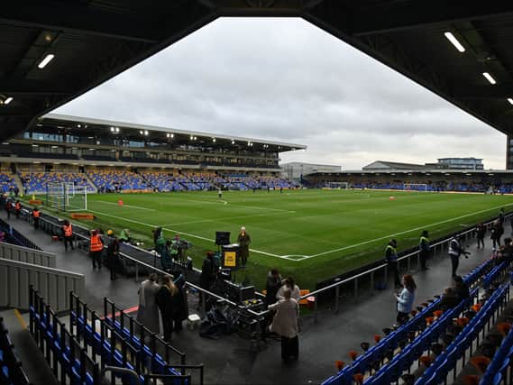 MK Dons fans will go to the new Plough Lane, home of AFC Wimbledon, for the first time this afternoon.
