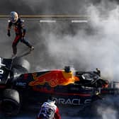 Max Verstappen escapes his RB18 after retiring from the Australian Grand Prix. He is already 46 points behind championship leader Charles Leclerc in the Ferrari after just three races