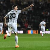 Troy Parrott has been in the goals of late, with six in his last 10 appearances. He is expected to lead the MK Dons line against Morecambe on Saturday