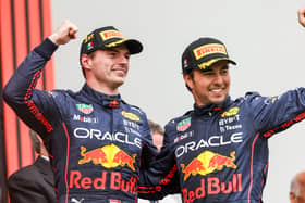 Max Verstappen and Sergio Perez came home first and second at Imola on Sunday. It was Red Bull’s first 1-2 finish since 2016