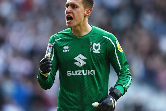 Jamie Cumming was a huge signing for MK Dons on loan from Chelsea in the January window. The keeper formed a key part of the defence in the second half of the season