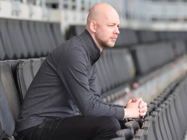 <p>MK Dons’ Sporting Director Liam Sweeting</p>