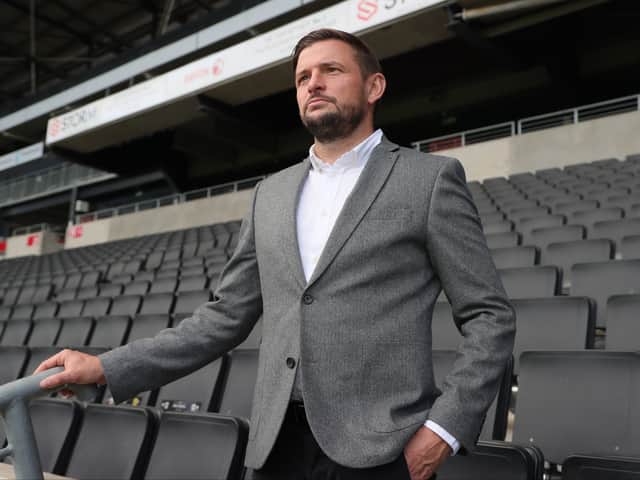 <p>MK Dons’ Performance Director Simon Crampton</p>