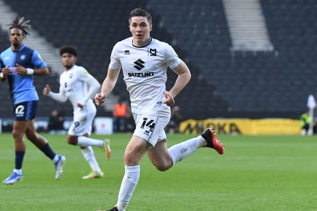 Coventry played an integral part in MK Dons’ automatic promotion push after arriving from West Ham in January