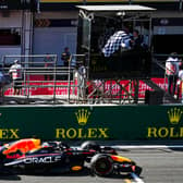 Max Verstappen extended his championship lead on Sunday with a straight-forward win in Azerbaijan