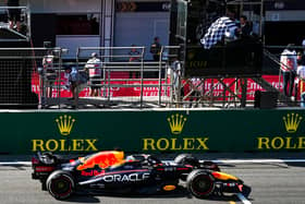 Max Verstappen extended his championship lead on Sunday with a straight-forward win in Azerbaijan
