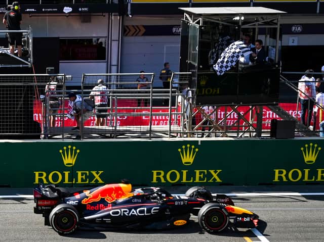 <p>Max Verstappen extended his championship lead on Sunday with a straight-forward win in Azerbaijan</p>