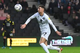 Ethan Robson was a popular member of the squad during his loan spell at MK Dons. He has signed on a permanent basis after his release from Blackpool