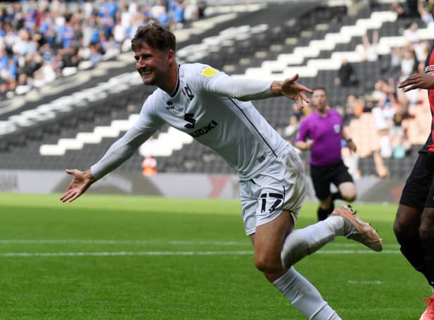 <p>Ethan Robson has completed his move back to MK Dons. The former Blackpool midfielder spent the first half of last season on loan at Stadium MK from Blackpool</p>