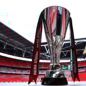 The Papa John’s Trophy. MK Dons lifted the trophy in 2008 under the name Johnstone’s Paint Trophy.