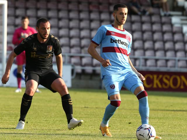 <p>Nathan Holland is MK Dons’ fourth signing of the summer. He left West Ham this summer after his contract ran down.</p>