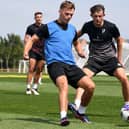 Scott Twine has been in pre-season training with MK Dons this week, despite speculation linking him with a move away from Stadium MK. 