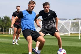 Scott Twine has been in pre-season training with MK Dons this week, despite speculation linking him with a move away from Stadium MK. 