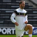 Will Grigg has spent two loan spells at MK Dons, but now a free agent, has joined up with the squad in Ireland. Liam Manning has not ruled out a move to sign the striker.