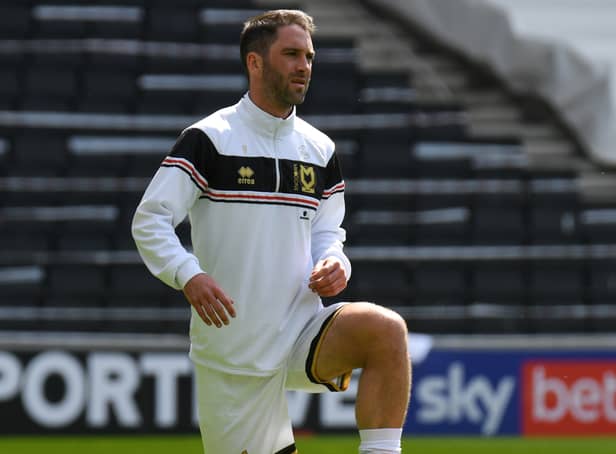 <p>Will Grigg has spent two loan spells at MK Dons, but now a free agent, has joined up with the squad in Ireland. Liam Manning has not ruled out a move to sign the striker.</p>