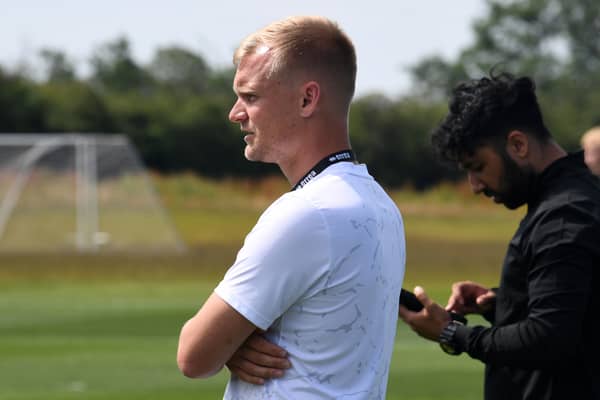 Liam Manning said Dons are a more attractive location for potential transfer targets after seeing the likes of Matt O’Riley (Celtic), Harry Darling (Swansea) and Scott Twine (Burnley) move up the pyramid after leaving the club
