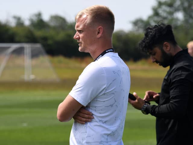 Liam Manning said Dons are a more attractive location for potential transfer targets after seeing the likes of Matt O’Riley (Celtic), Harry Darling (Swansea) and Scott Twine (Burnley) move up the pyramid after leaving the club