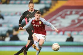 Aston Villa striker Louie Barry netted against Liverpool in the FA Cup third round in 2021. He joins MK Dons on loan for next season