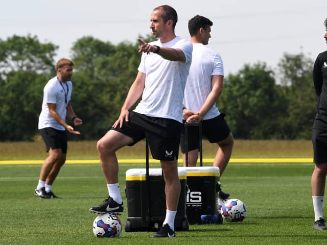 First team coach David Wright says MK Dons are shaping up well ahead of the season opener in a couple of weeks