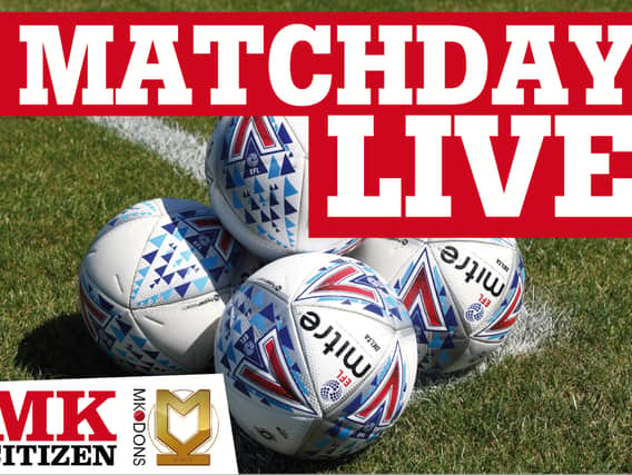 MK Dons take on Lincoln City in League One at Stadium MK 