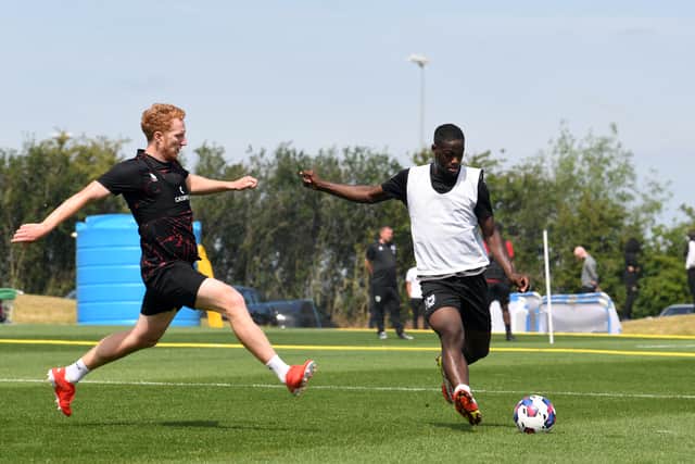 Gyamfi has been training throughout the summer with the first team