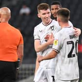 Conor Grant says playing alongside Darragh Burns and Dawson Devoy, who he grew up in Ireland playing against, has been a lot of fun so far since they all signed for MK Dons this summer