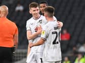 Conor Grant says playing alongside Darragh Burns and Dawson Devoy, who he grew up in Ireland playing against, has been a lot of fun so far since they all signed for MK Dons this summer
