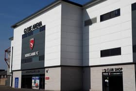 MK Dons take on Morecambe on Saturday at the Mazuma Stadium