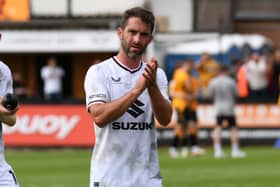 Will Grigg bagged his first goals for MK Dons after signing for the club again in the summer, taking his total to 32