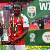 Joshua Kayode helped Rotherham to lift the Papa John’s Trophy with a win over Sutton United at Wembley Stadium last season