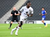 Josh Kayode made his first start for the club since signing on loan from Rotherham on Monday