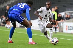 Brooklyn Ilunga looked impressive and eager to get on the ball in the first half against Cheltenham, but admitted the performance level fell off in the second period, not just for him, but for the whole MK Dons side