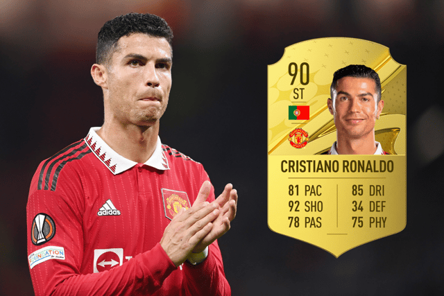 Cristiano Ronaldo’s FIFA 23 Ultimate Team rating has been announced