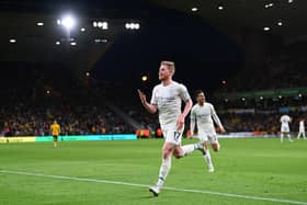 De Bruyne scored four in this fixture last season. Credit: Getty.