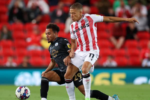 Matty Sorinola has begun to establish himself in the Swansea City side following his move from Union SG. He is one of three former MK Dons players in the Swans squad this season