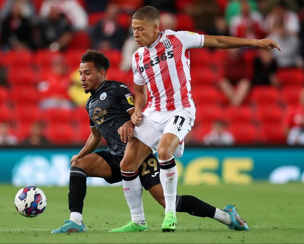 Matty Sorinola has begun to establish himself in the Swansea City side following his move from Union SG. He is one of three former MK Dons players in the Swans squad this season