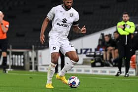 Zak Jules has been challenged to maintain his levels after working his way into the MK Dons starting line-up recently