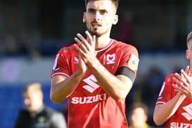 Warren O’Hora said there were some stern words amongst the MK Dons players after the 2-1 defeat to Shrewsbury on Saturday