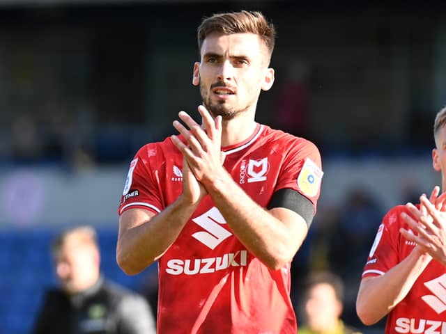 Warren O’Hora said there were some stern words amongst the MK Dons players after the 2-1 defeat to Shrewsbury on Saturday