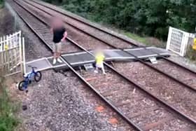 CCTV footage released by Network Rail capturing some of the reckless behaviour at a popular level crossing.  