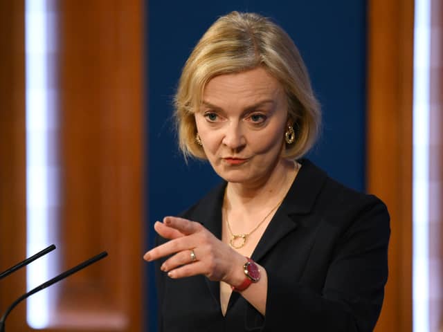 Liz Truss today sacked chancellor Kwasi Kwarteng. Photo: Getty