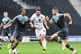 Plymouth boss Steven Schumacher praise his side after their 4-1 win over MK Dons on Saturday, saying their first half performance was their best of the season
